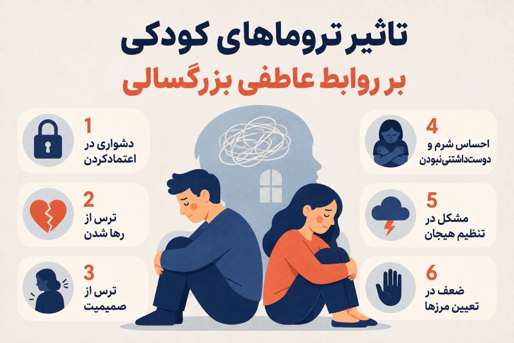 تاثیرات تروما در روابط عاطفی